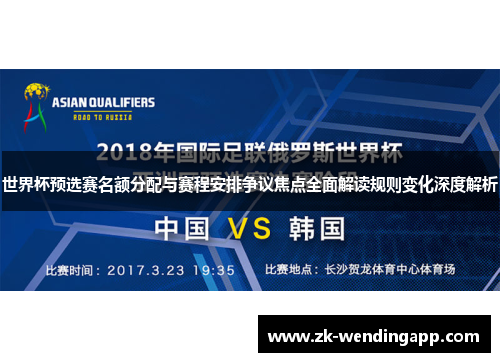 世界杯预选赛名额分配与赛程安排争议焦点全面解读规则变化深度解析