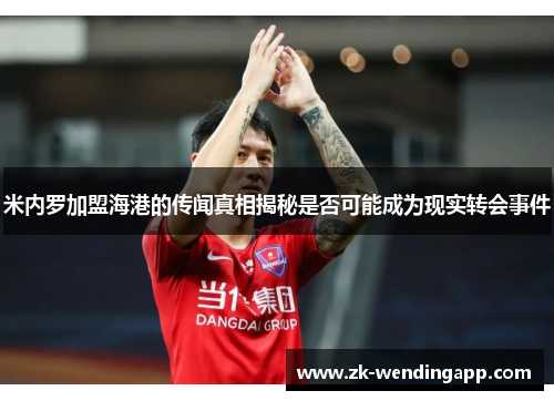 米内罗加盟海港的传闻真相揭秘是否可能成为现实转会事件 米内罗加盟海港的传闻真相揭秘是否可能成为现实转会事件
