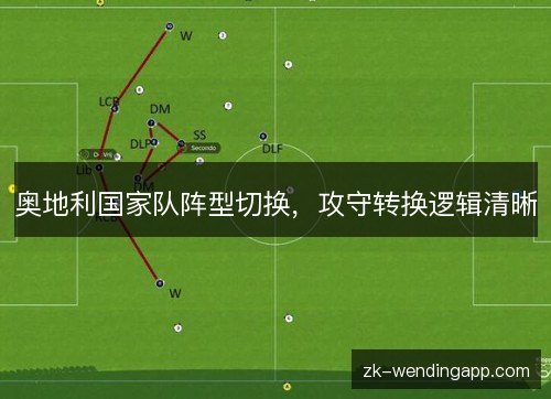 奥地利国家队阵型切换，攻守转换逻辑清晰
